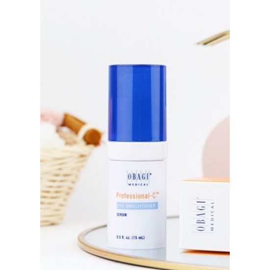 Obagi Professional-C Eye Brightener Serum - Освітляюча сироватка для зони навколо очей з вітаміном С, натуральними факторами росту та пептидами, 30 мл